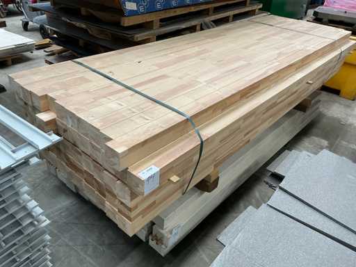 Finger-jointed wooden beam 8x8x290 (55x)