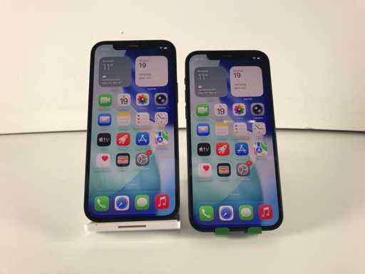 Apple iPhone 12 - 128GB - Nero (2x)