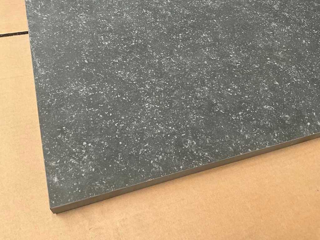 86,4m² Bluestone dark 60x60x2cm