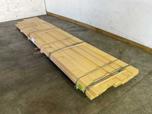 Lot of Ayous shelves - 300-450x15x2.3 cm