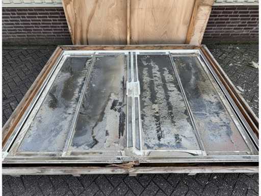 Patio Trend Marine White Coated à 4 ailes de 2600 x 1980 mm