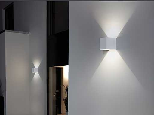 12W LED Wandlamp Kubus duo licht verstelbaar waterdicht(12x)