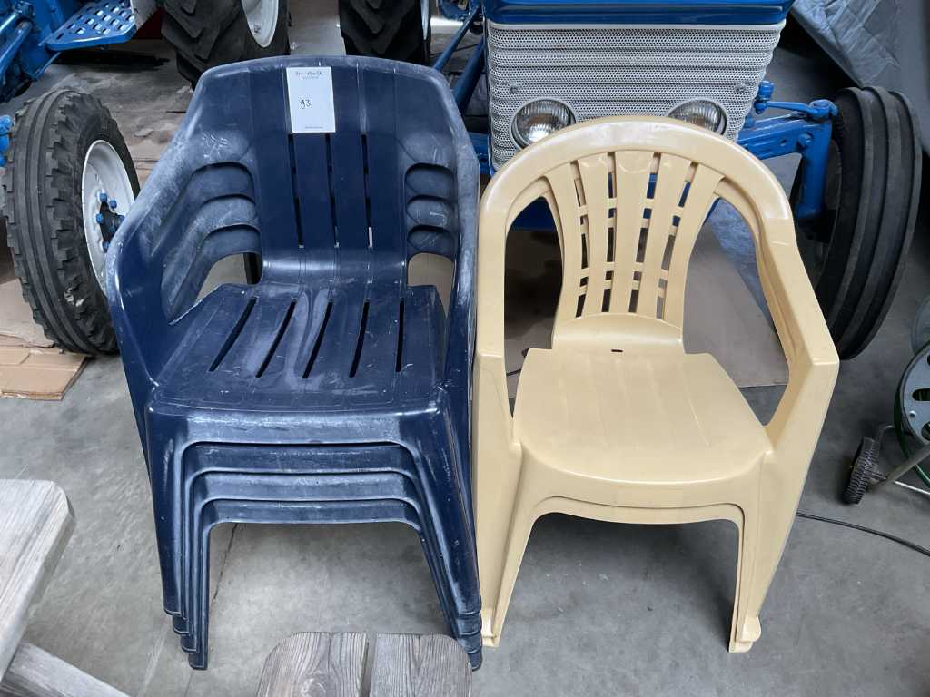Krzesło ogrodowe różne (6x)