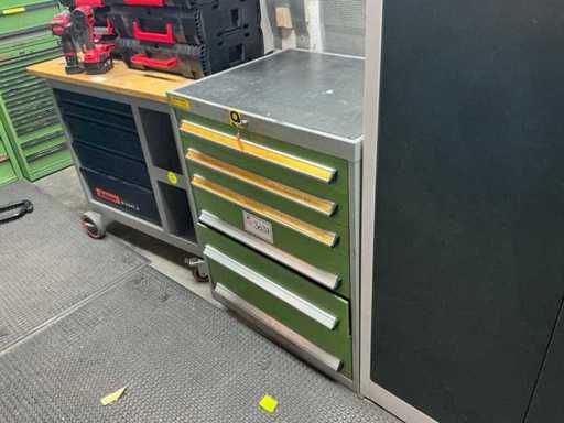 Armoire à outils KAISER+KRAFT avec contenu