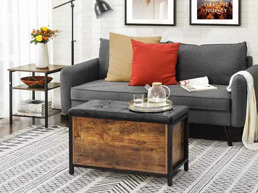 Banc de Rangement, Siège rembourré