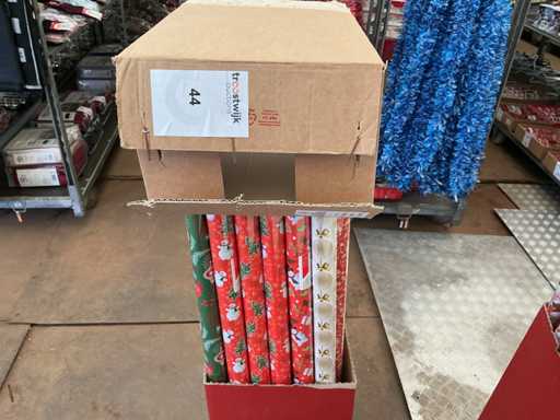 Carta Natale. Geschenkverpackung aus Papier, Weihnachten. (32-fach)