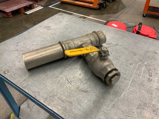 Kingdom P. Casting Kugelhahn aus Edelstahl (10x)