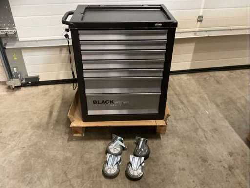 Gereedschapswagen gevuld 1125 delig black edition