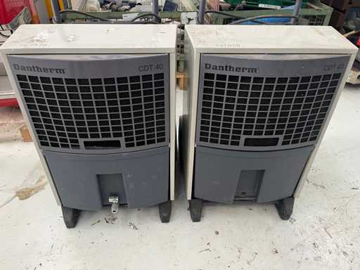 Lot van 2 Dantherm CDT 40 Ontvochtiger Bouwdroger