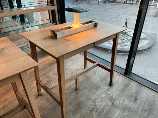 Hutten - Bartafel met marmeren opbouw en verlichting