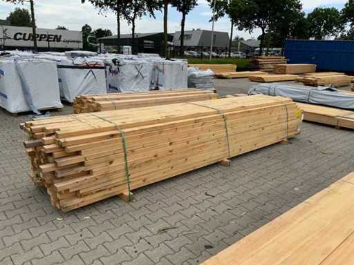 Fichtenbalken 4200/4500x70x45mm ca. 150 Stücke