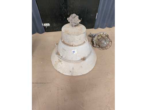 Lampe industrielle d’usine vintage