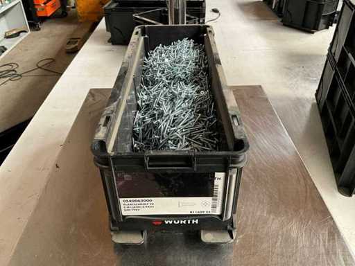 Würth 7.51kg Countersunk head 2.9 x 25 in stackable container