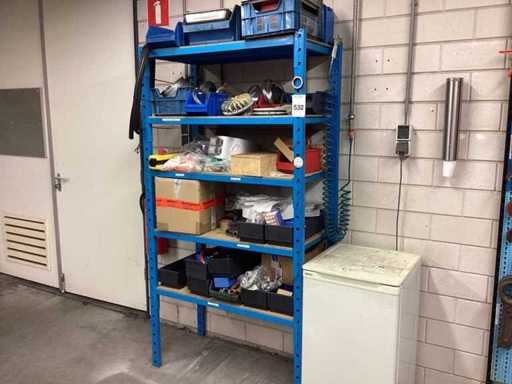 Raft cu conținut și frigider