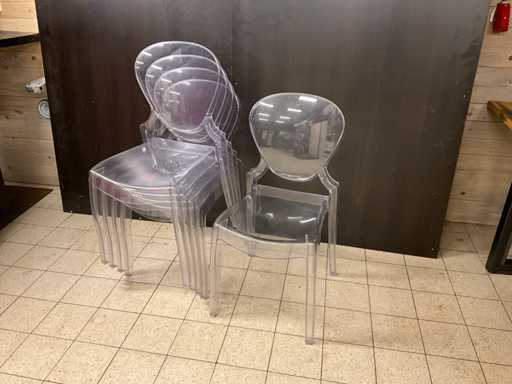 Chaises de restaurant Pedrali Queen 650 Design (40x)