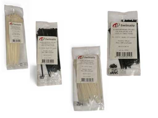 TWINALO Kabelbinders/Tie-Wraps (500x)