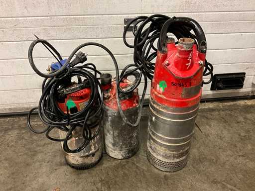 Pompe à eau sale Grindex (3x)