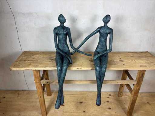 Abstrakte Skulptur (2x)