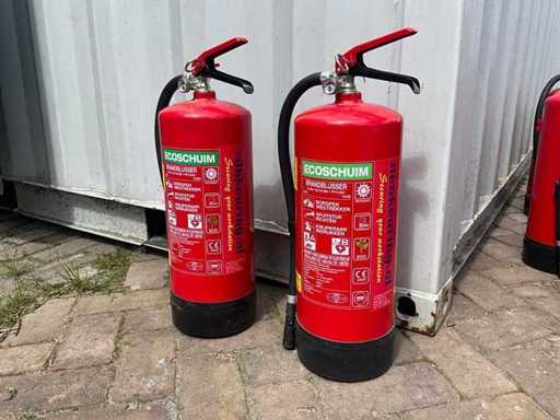 Ecofoam 6 liter Fire Extinguisher (2x)