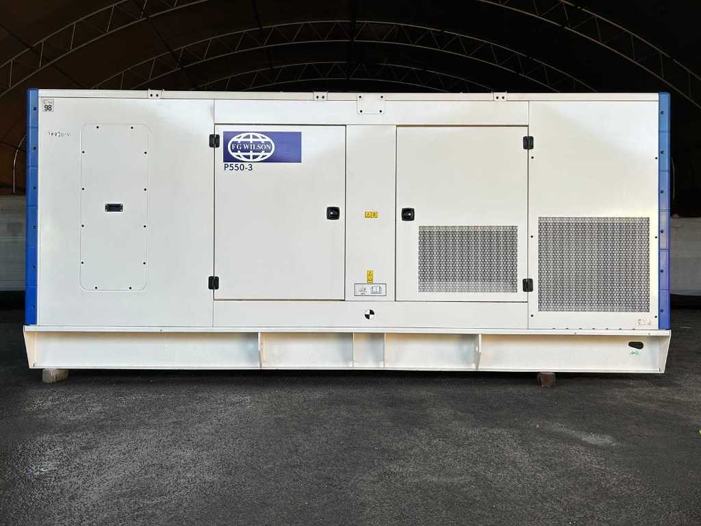 Fg Wilson P550 3 550 Kva Silent Generator Troostwijk Auctions 8489