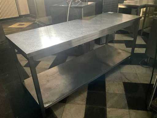 Stainless steel work table