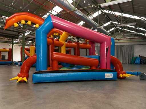 Custom Design - Bouncezilla - Turn 3 - Obstacle course & bouncy castle