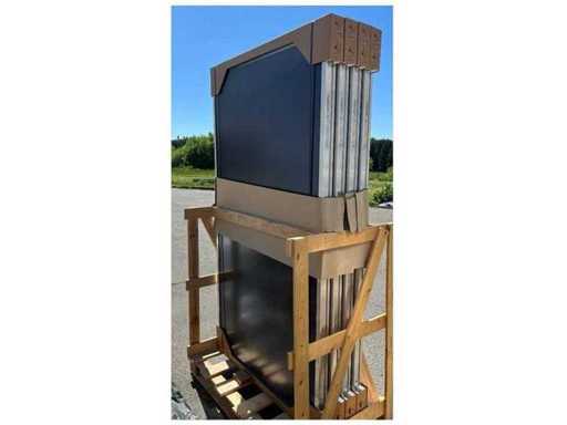 *NUOVO* Schmöle S1, collettore solare piatto ad alte prestazioni da 2,34 m², energia termica solare, senza set di montaggio (4 pezzi).