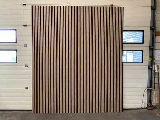 Panel akustyczny ?cienny - d?b szary - 2800x600x21mm (20x)