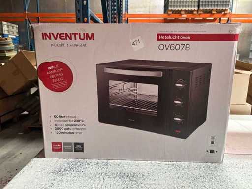 Inventum OV607B Oven – Vrijstaande Koeloven – 60 liter