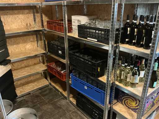 Grote partij bierglazen