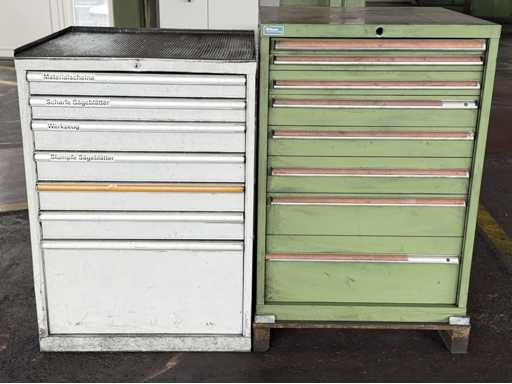   2 drawer cabinets