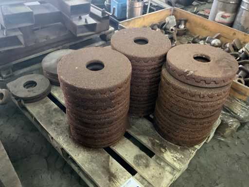 Partij ringsegmenten van packerrol