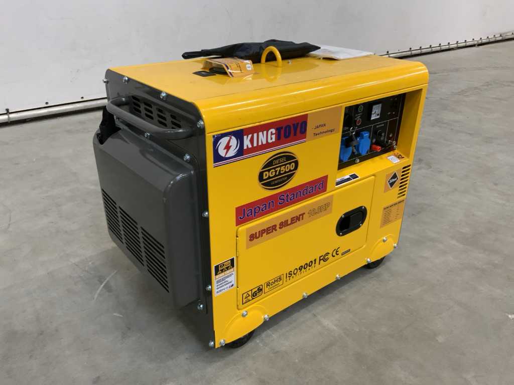 Kingtoyo DG7500 Generator diesla Silent 6,0kva