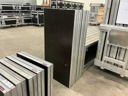 Prolyte StageDex 1x0,5m Podiumdeel (4x)