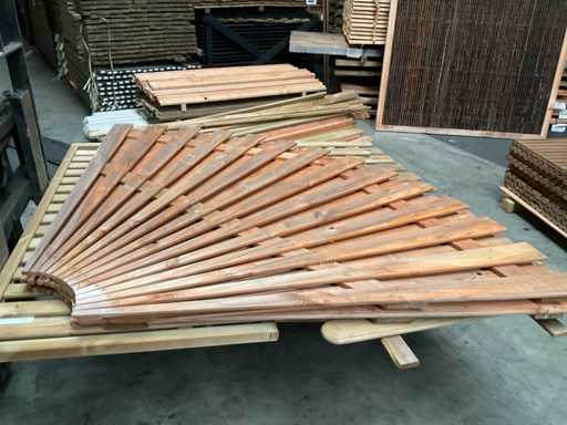 Woodvision-imprägniertes Douglas-Gartengitter 180x180 cm (2x)  