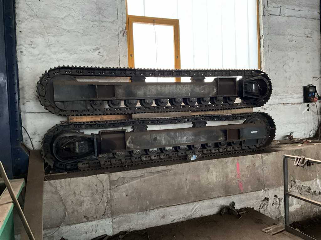 Train de roulement hydraulique sur chenilles de commerce de machines de construction ES