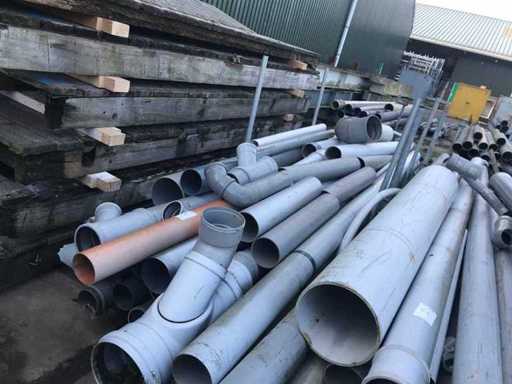 Tuyaux en PVC à crémaillère