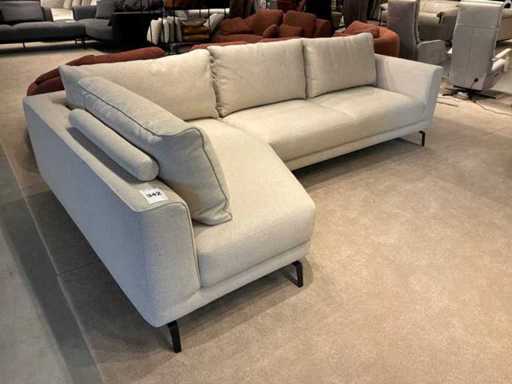 Alba fidji linen Corner sofa 4-seater