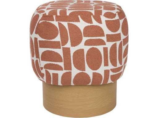 Housecraft Living Cyril Terra Roter Hocker (2x)