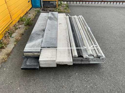 Płyty betonowe/taśma pokrywa betonowa (26x)