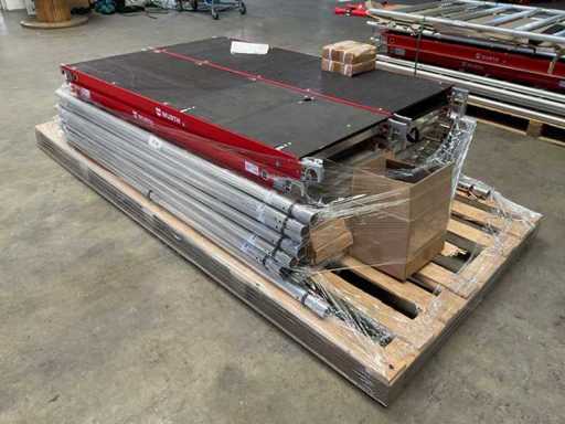 Pièces d’extension d’échafaudage WÜRTH avec boîte de levage en matériau
