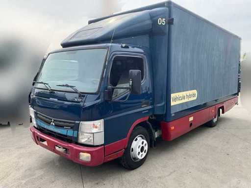 2013 Fuso Canter - hybride - airco - hydraulische laadklep - automaat