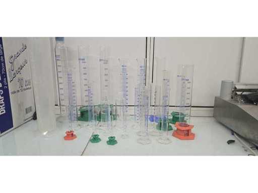 GLASSCO - Borosilicato & Plastica - Set di cilindri graduati