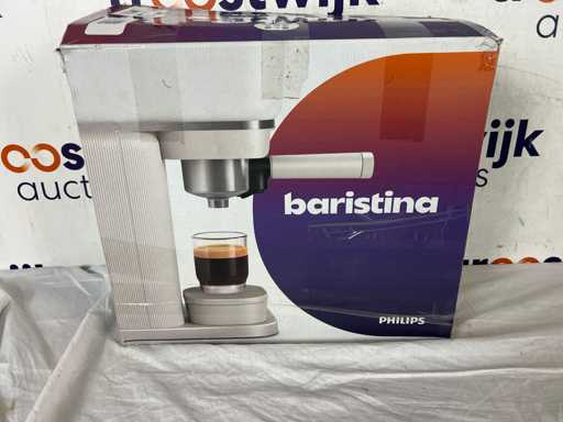 Philips Baristina - BAR300/00 - Machine à espresso - Machine à café avec grains - Blanc