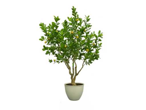 Citronnier artificiel en pot déco 