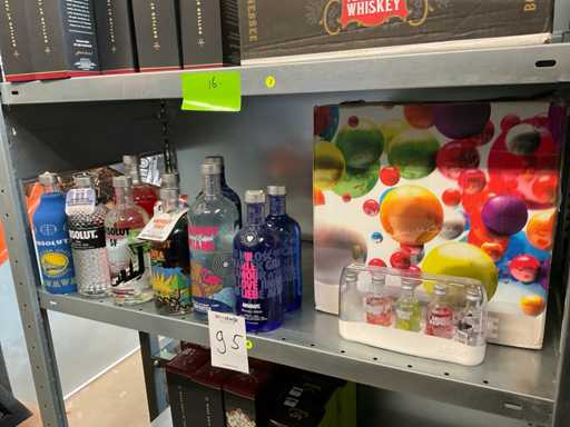 Absolut Bottle of Vodka (10 x Limited Editions and 17 x mini box)