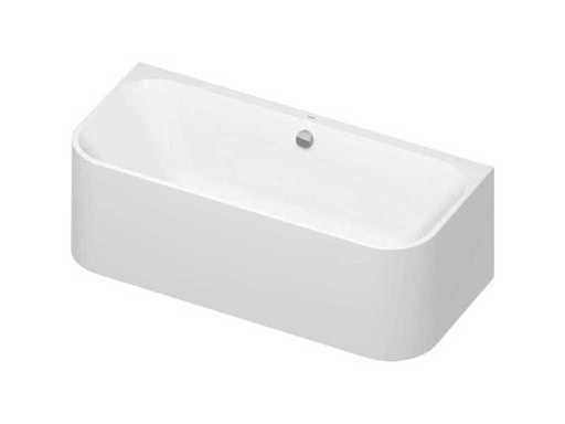Duravit Happy D.2 180x80cm Semi-freestanding bath with panel