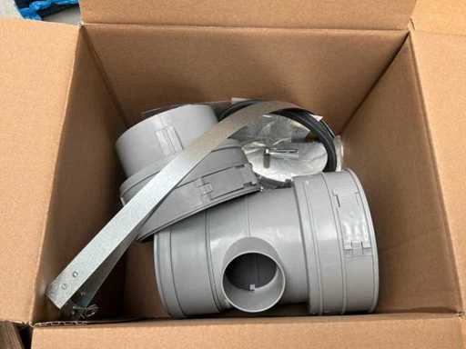 Borgerhout Multiflex T stuk PP 60-130 Ventilatie koppelstukken (20x)