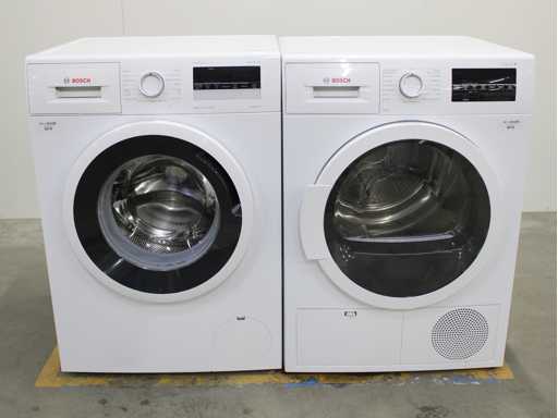 Bosch Serie|4 VarioPerfect EcoSilence Drive Wasmachine & Bosch Serie|6 Wasdroger