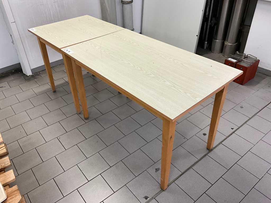 Drewniane stoły (2x)